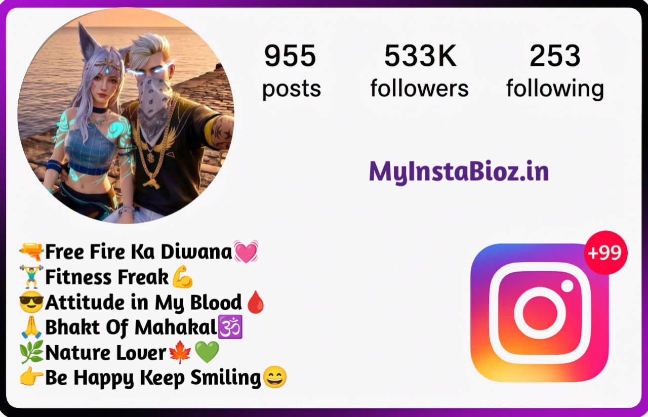 Free Fire Bio For Instagram