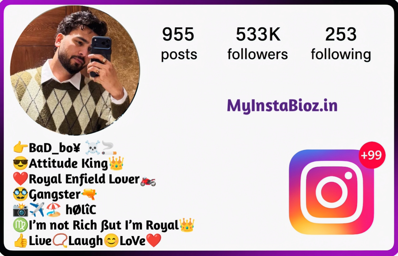 Gangster Bio For Instagram