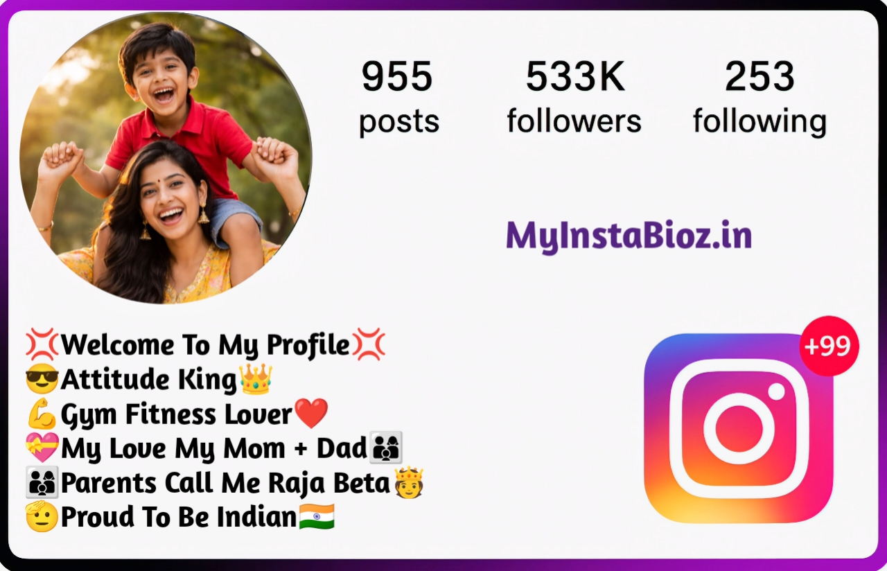 Instagram Bio Mom Dad Lover